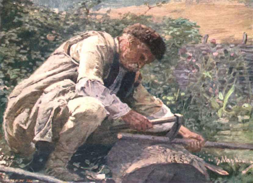 A Peasant at Work-District of Tsaribrod