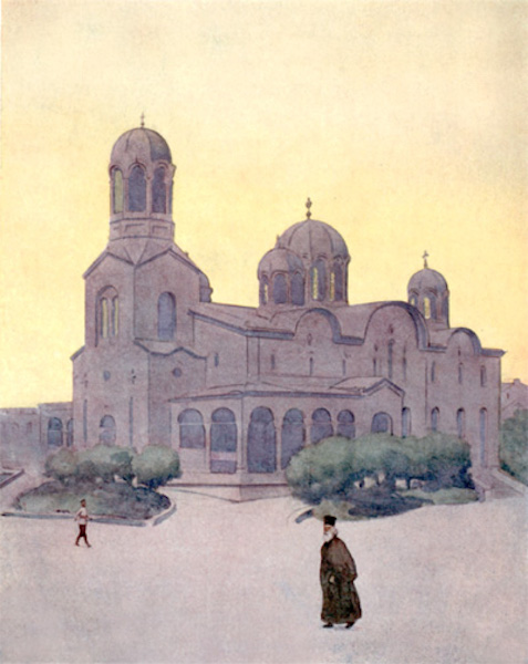 Bulgaria - The Cathedral, Sofia (1915)