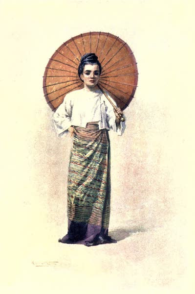 Burma, Painted and Described - Ma-Hla-Byu (Miss Pretty and Fair) (1905)