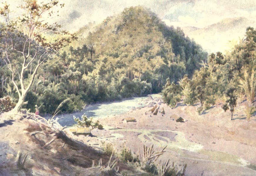Burma, Painted and Described - Mining Camp at "The Rapids" (1905)