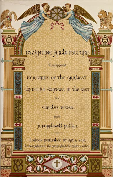 Byzantine Architecture - Illustrated Title Page (1864)