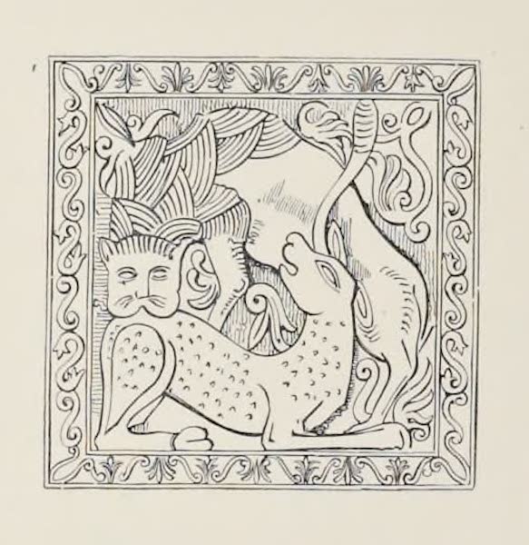 Byzantine Architecture - Tail-Piece, from a Marble Bas-Relief at Thessalonica (1864)