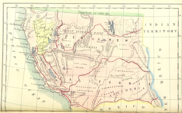 Map of Western North America