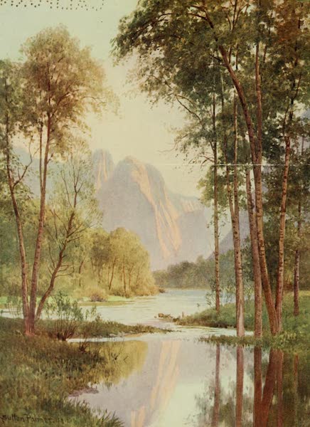 California : The Land of the Sun - The Three Brothers, Yosemite Valley (1914)