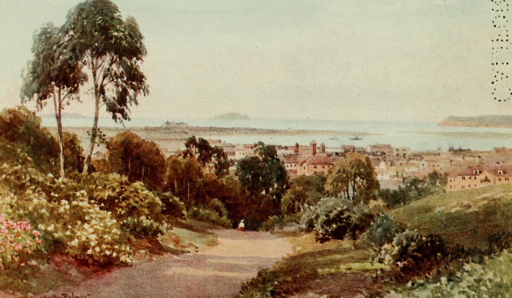 California : The Land of the Sun - San Diego, looking across the Bay toward Point Loma (1914)
