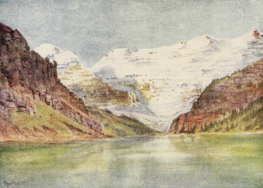Canada, Painted and Described - Lake Louise, Laggan (1907)