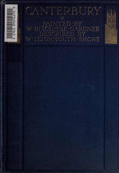 Canterbury Painted and Described - Front Cover (1907)