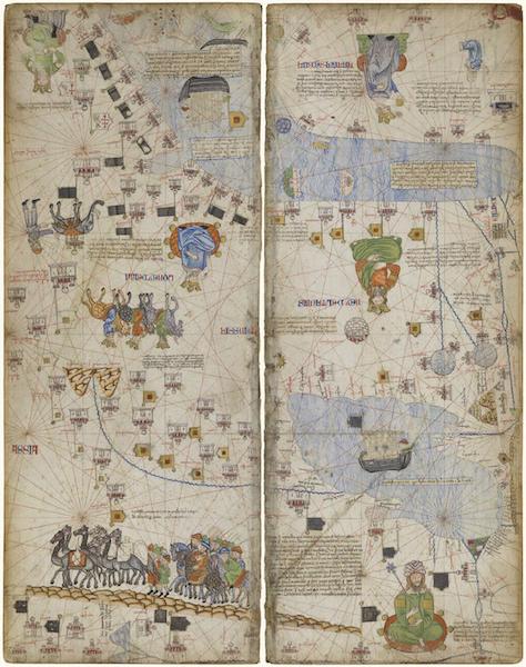 Catalan Atlas - Leafs 7 & 8 (1375)