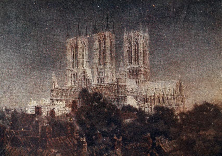 Cathedral Cities of England - Lincoln - By Moonlight (1905)