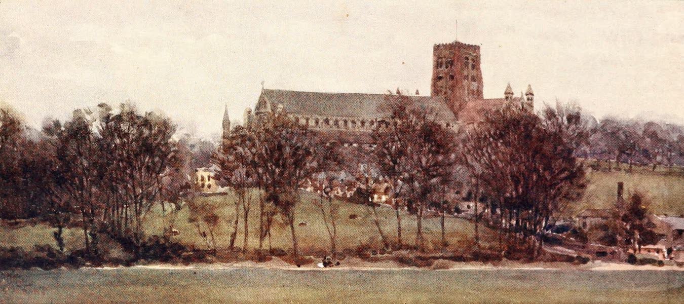 Cathedral Cities of England - St. Albans - From the Walls of Old Verulam (1905)