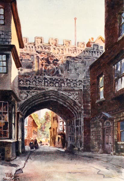Cathedral Cities of England - Salisbury - High Street Gateway into the Close (1905)