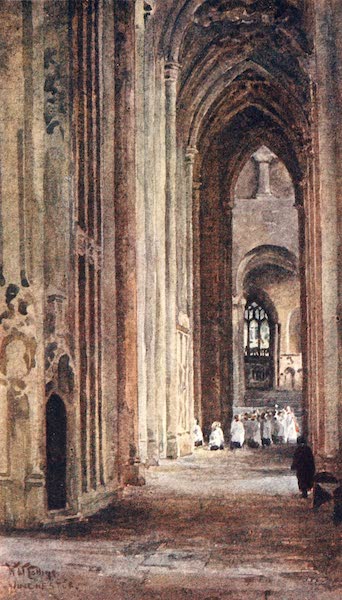 Cathedral Cities of England - Winchester - The North Aisle (1905)
