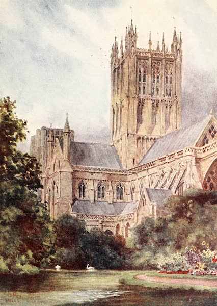 Cathedral Cities of England - Wells - Cathedral and the Pools (1905)