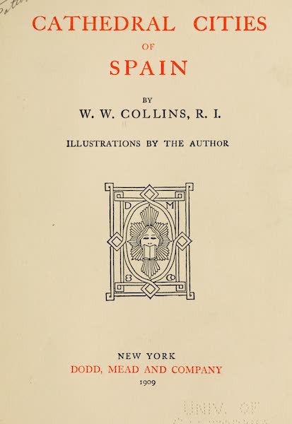 Cathedral Cities of Spain - Title Page (1909)