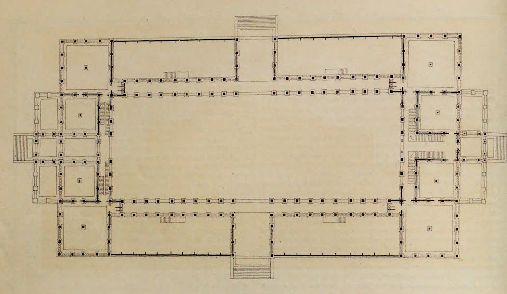 Centennial Portfolio - Ground Plan of Horticultural Hall (1876)