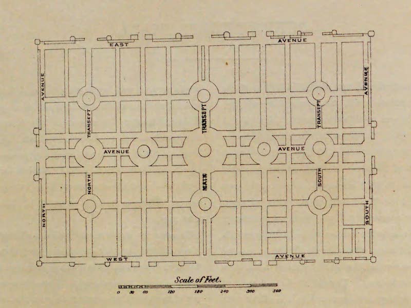 Centennial Portfolio - Ground Plan of Agricultural Hall (1876)