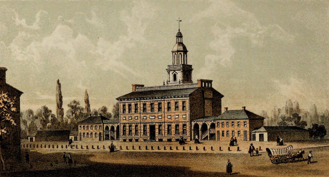 Centennial Portfolio - Independence Hall in 1776, Philadelphia (1876)