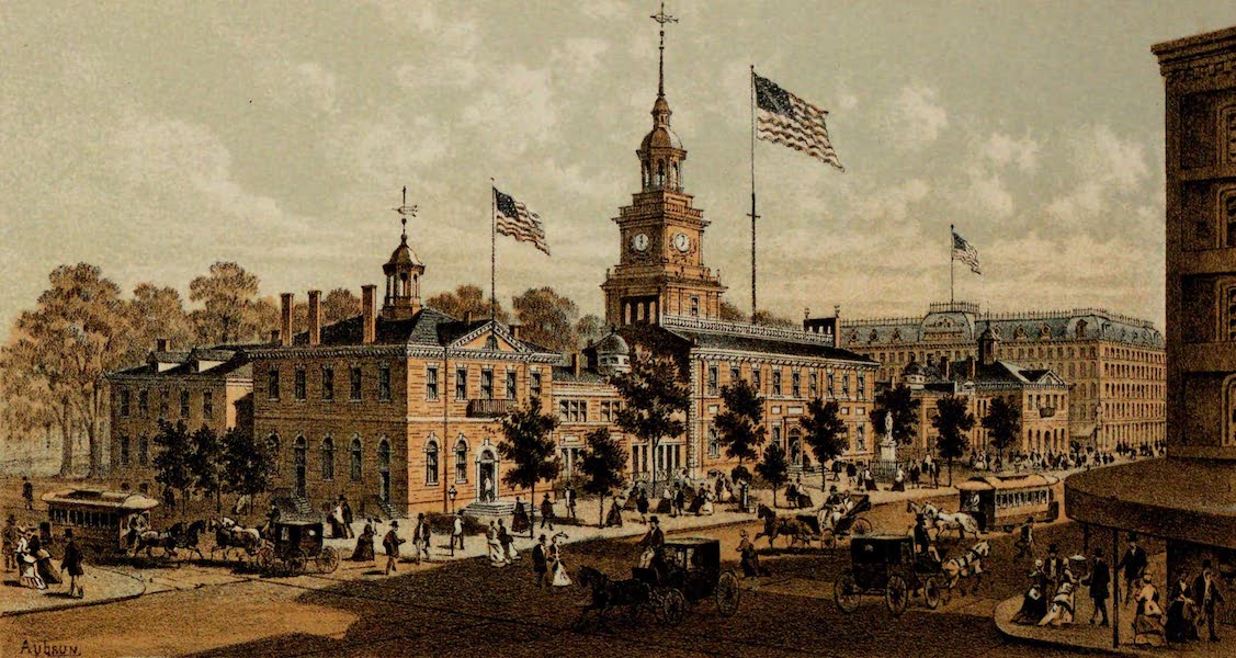 Centennial Portfolio - Independence Hall in 1876, Philadelphia (1876)