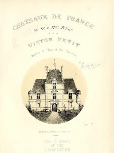 Aquatint & Lithography - Chateaux de France des XV et XVIe siecles