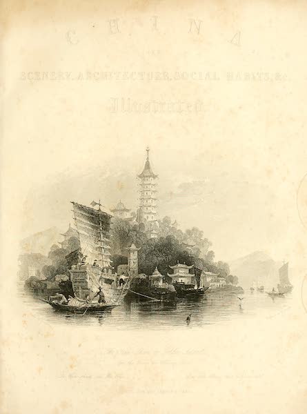 China in a Series of Views Vol. 1 - The Kin-Shan, or Golden Island, on the Yang-Tse-Kiang river (1843)