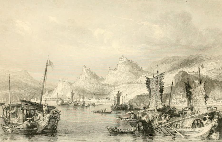 China in a Series of Views Vol. 3 - Amoy, from the Outer Harbour (1843)