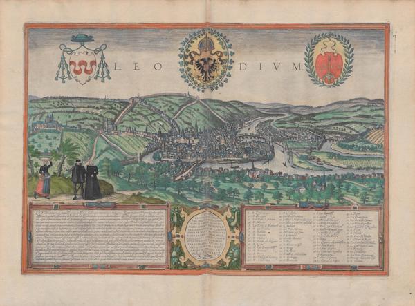 Civitates Orbis Terrarum Vol. 1 - Leodivm, Liege (1572)