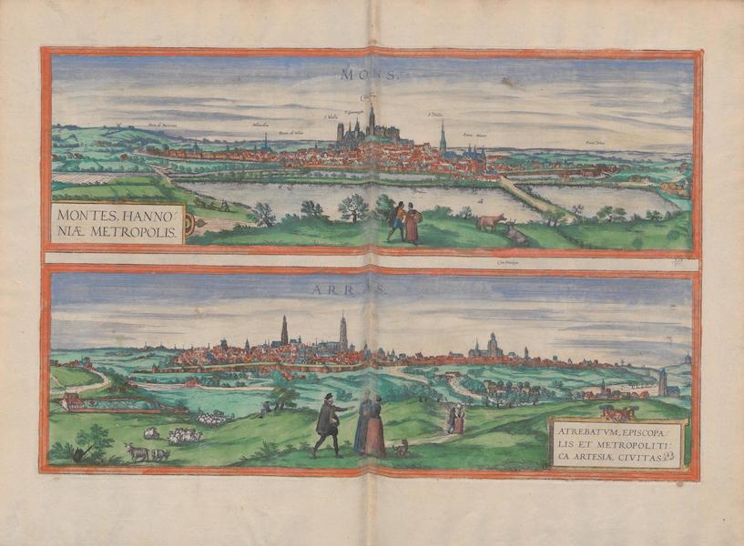 Civitates Orbis Terrarum Vol. 1 - Montes Hannoniae Metropolis Arras (1572)
