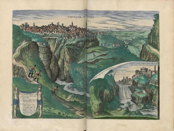 Civitates Orbis Terrarum Vol. 3 - Tibvrtvm Vulgo Tivoli (1581)