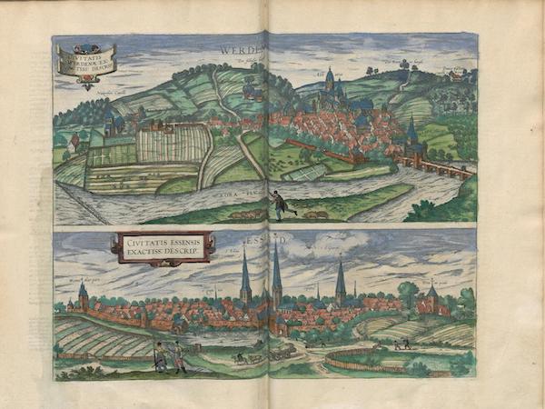 Civitates Orbis Terrarum Vol. 3 - Werden et Essend (1581)