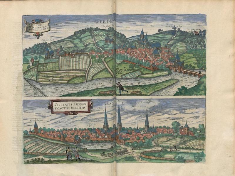 Civitates Orbis Terrarum Vol. 3 - Werden et Essend (1581)