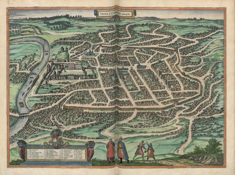Civitates Orbis Terrarum Vol. 3 - Vilna Litaniae Metropolis (1581)