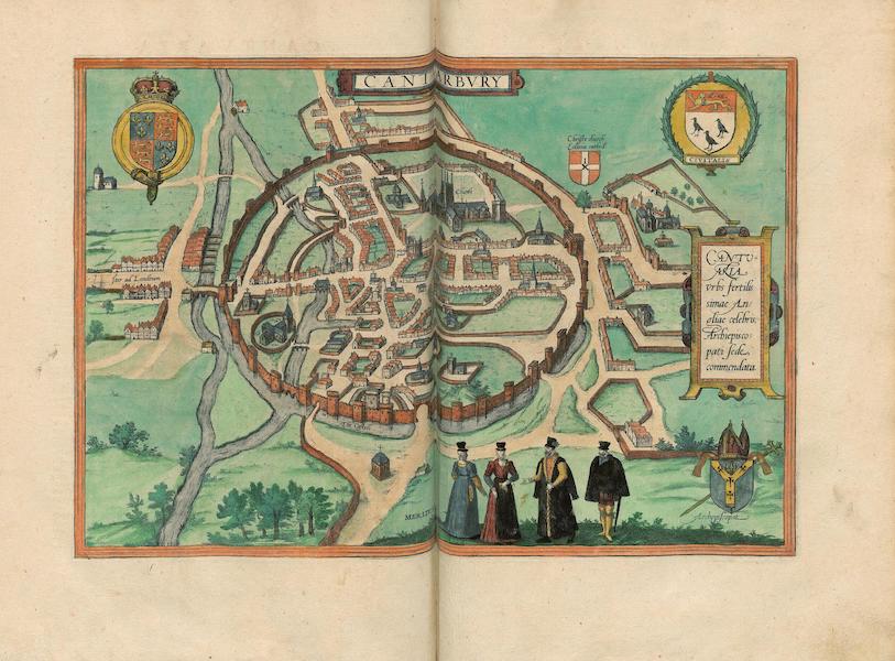 Civitates Orbis Terrarum Vol. 4 - Cantvarbvry (1588)