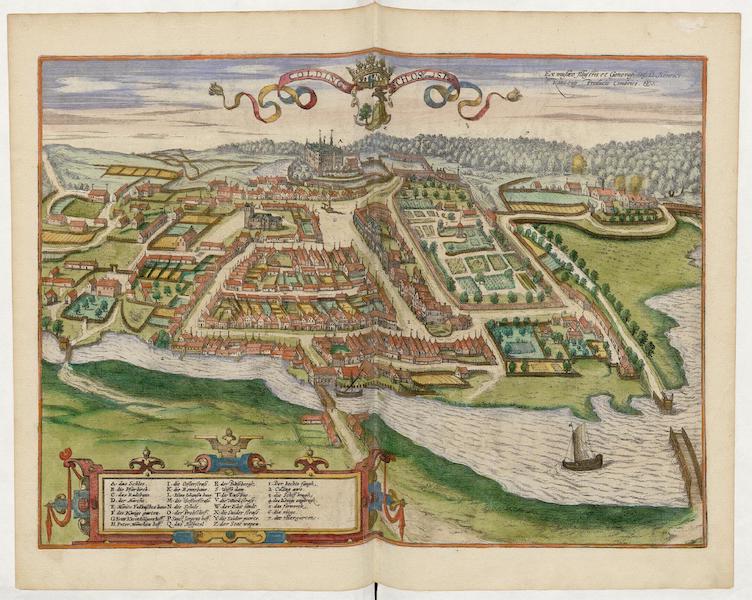 Civitates Orbis Terrarum Vol. 5 - Colding Schloss Vnd Stat (1596)