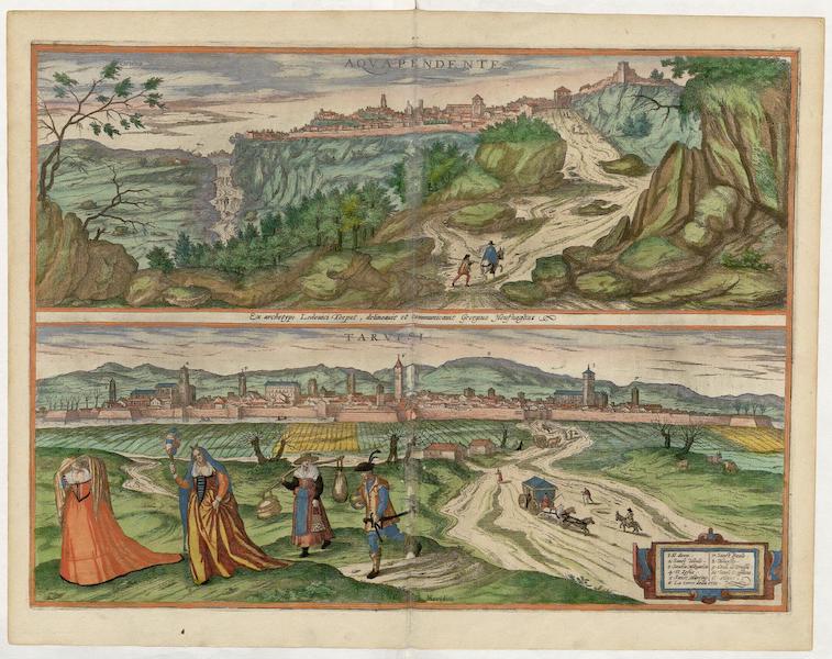 Civitates Orbis Terrarum Vol. 5 - Aqvapendente et Tarvisi (1596)