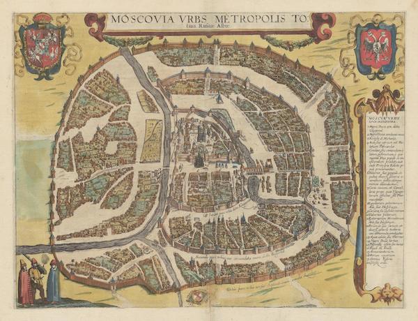 Civitates Orbis Terrarum Vol. 6 - Moscovia Vrbs Metropolis Totius Russiae Albae (1617)