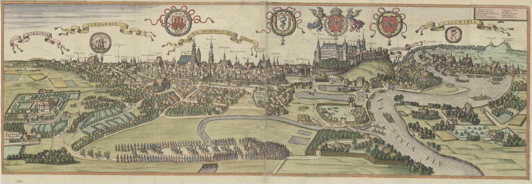 Civitates Orbis Terrarum Vol. 6 - Cracovia Metropolis Regni Poloniae (1617)