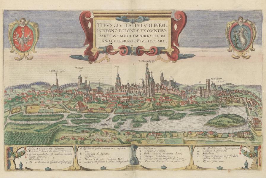 Civitates Orbis Terrarum Vol. 6 - Tipvs Civitatis Lvblinesi In Regno Poloniae (1617)