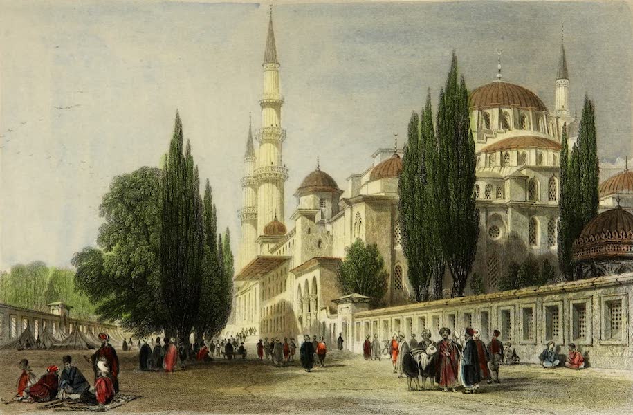Constantinople and the Scenery of the Seven Churches of Asia Minor Vol. 1 - The Solimanie, or Mosque of Sultan Soliman (1839)