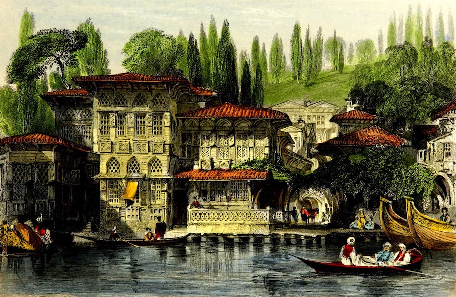 Constantinople and the Scenery of the Seven Churches of Asia Minor Vol. 1 - Greek Priest's House near Yeni Kuey (1839)