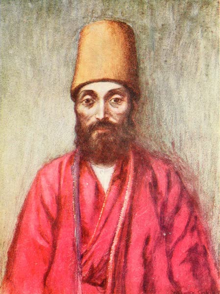 Constantinople Painted and Described - A Whirling Dervish (1906)