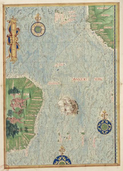 Cosmographie Universelle - Atlantique sud (1555)