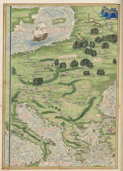 Cosmographie Universelle - Europe meridionale et orientale (1555)