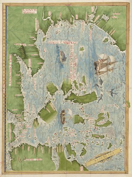 Cosmographie Universelle - Mer de l'Inde orientale et des Moluques (1555)