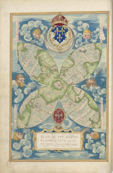 Cosmographie Universelle - Sixieme Projection (1555)