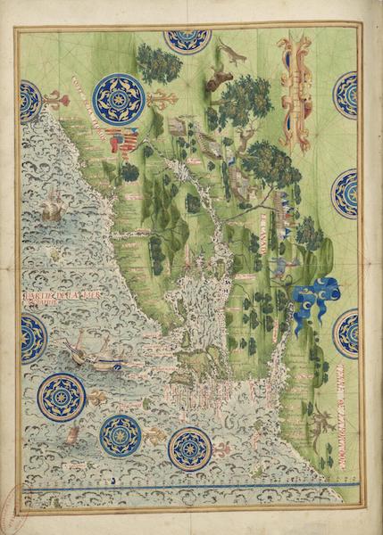 Cosmographie Universelle - Floride, Canada et Labrador (1555)