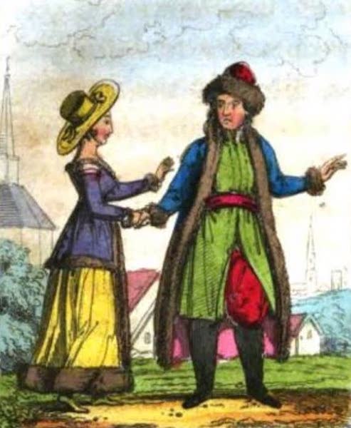 Cosmorama : A View of the Costumes and Peculiarities of all Nations - Danes (1827)