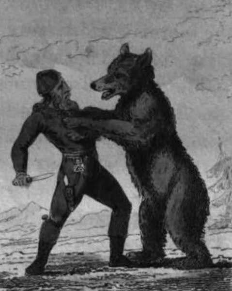 A Norwegian Killing a Bear