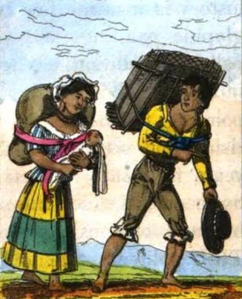 Cosmorama : A View of the Costumes and Peculiarities of all Nations - Mexican Indians of the Common Order (1827)
