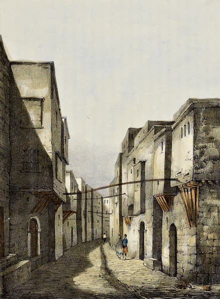 Costumes, Moeurs et Usages des Algeriens - Une Rue D'Alger (1837)