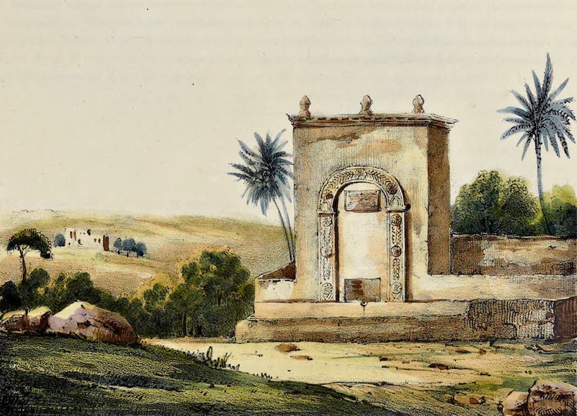 Costumes, Moeurs et Usages des Algeriens - Fontaine aux Environs D'Alger (1837)